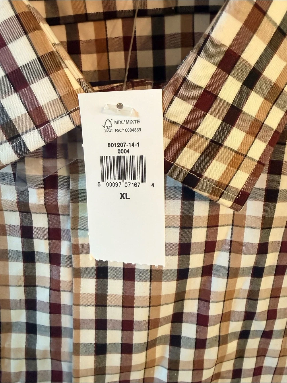 NWT Banana Republic Untucked Fit Cotton Shirt XL